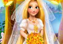 Blonde Princess Wedding Fashion