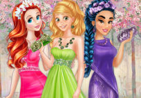 Colors of Spring Princess Gowns