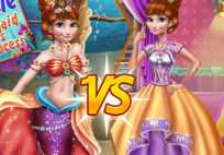 Anna Mermaid Vs Princess