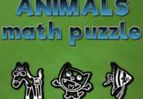 Animals math puzzles