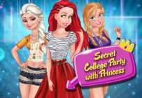 Secret College Party with Princess