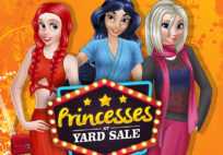 Princesses at Yard Sale