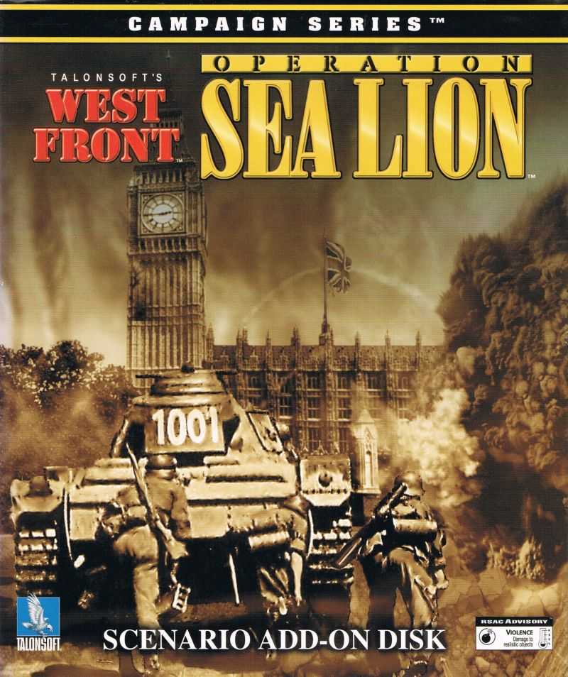 TalonSoft's West Front: Operation Sea Lion Reviews, News, Descriptions