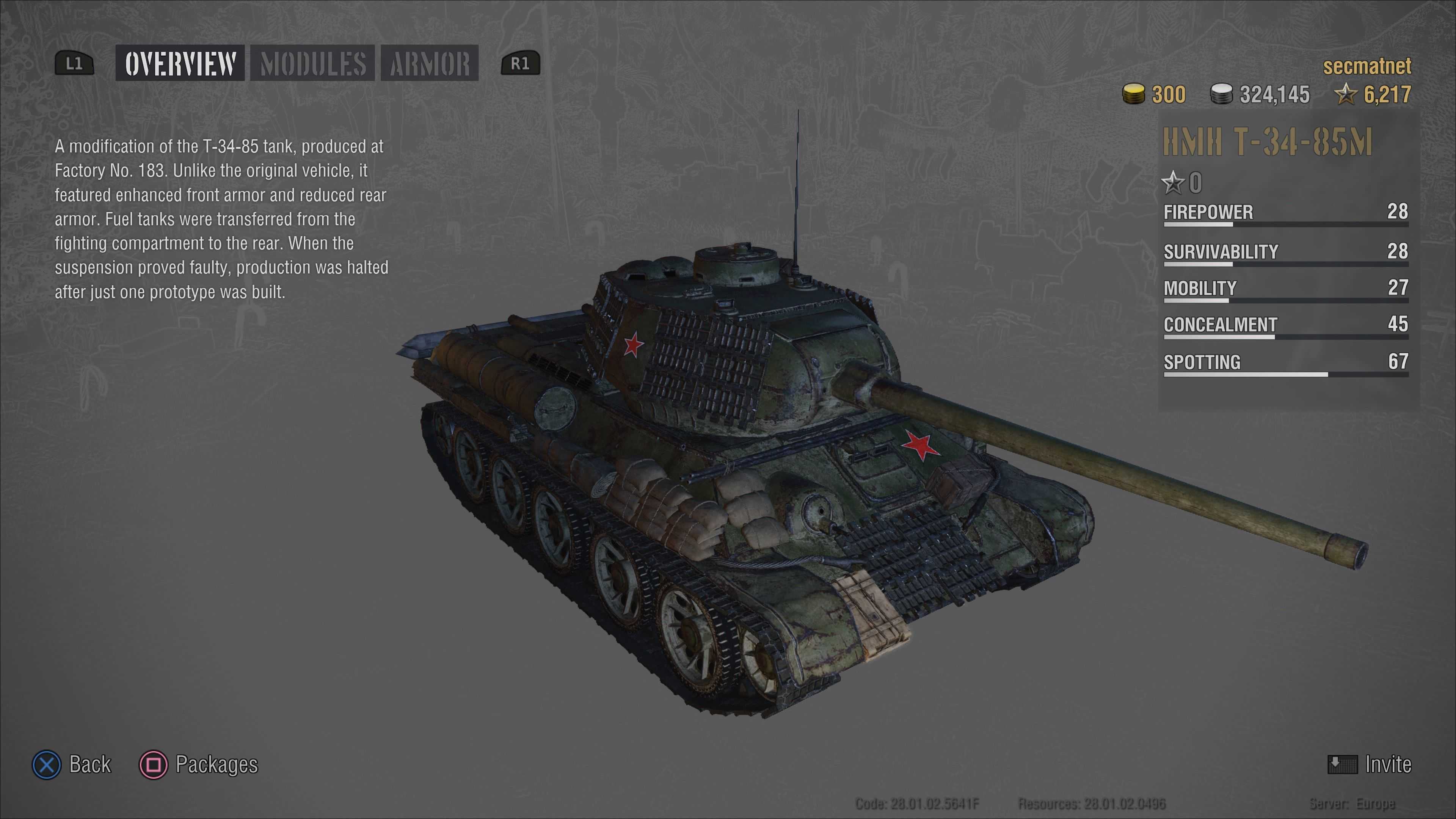 World Of Tanks Hmh T 34 85m Ultimate Reviews News Descriptions Walkthrough And System Requirements Game Database Sockscap64