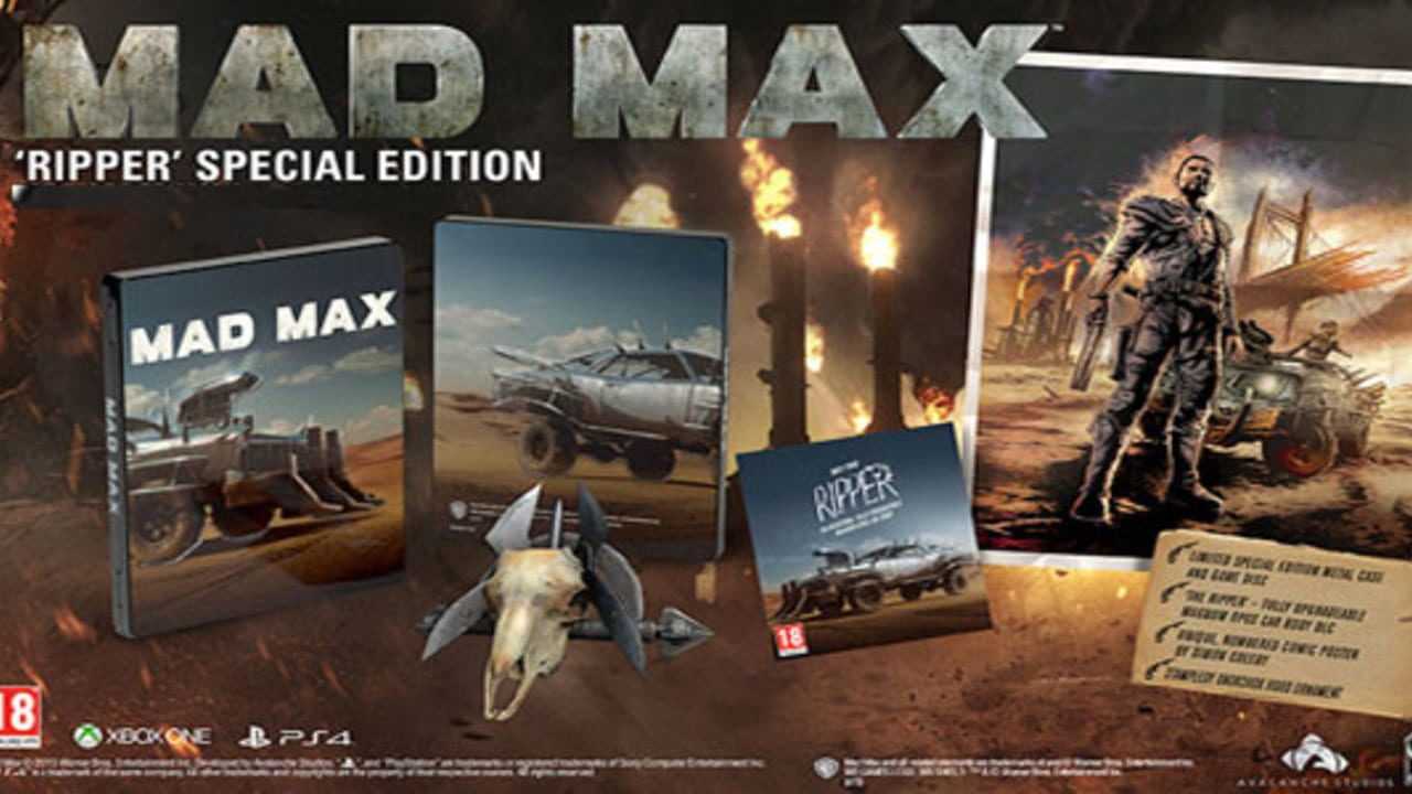 Max edition. Коллекционное издание Mad Max. Коллекционное издание игры Mad Max. Mad Max Ripper. Mad Max Ripper Edition.